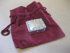 Vintage 925 Silver Pill Box ~