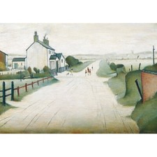 L S Lowry - A Country Road - MEDICI POSTCARDS