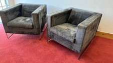 Klee Grey Armchair by Rodolfo