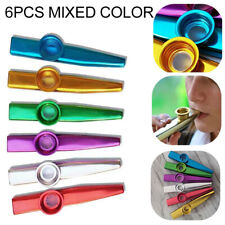 6pcs Kid Metal Kazoo