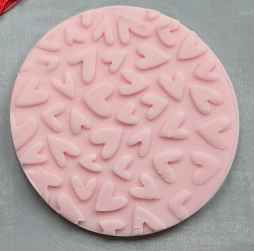 Cupcake stamp hearts love - stamp,