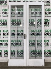 SINGLE GLAZED FRENCH DOORS 1930s RECLAIMED WOODEN WOOD GEORGIAN BARS EXTERIOR