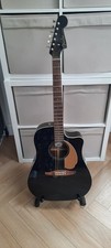 Fender Redondo Player Electro-Acoustic Guitar Black / Gold Pick guard near mint