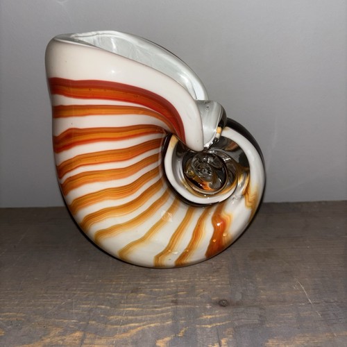 Murano glass nautilus sea - glass,