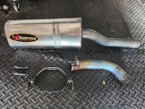 Akrapovic slip exhaust - on,