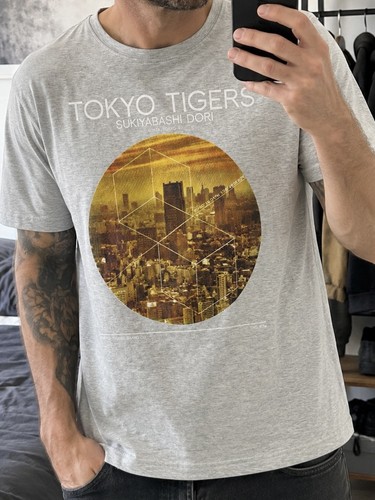 Tokyo tigers grey graphic logo - tokyo,