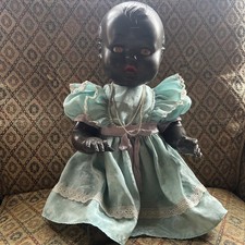 Kader B3520 Black Plastic Doll Made In Hong Kong