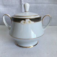 Noritake Sugar Bowl With Lid Legendary Ellington 3691 Vintage Circa 1980's