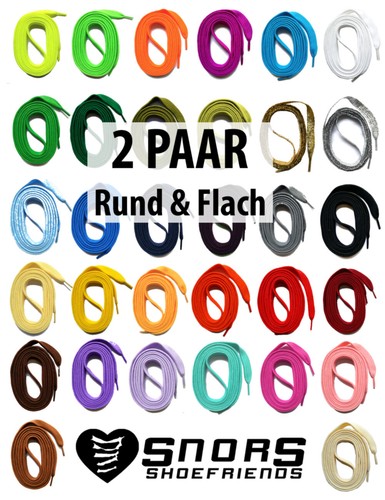 Pairs snors shoelaces round - pairs,