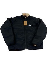 Stüssy Sherpa Reversible Jacket Diamond Tan