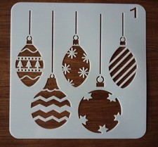 Christmas stencil 130mm - christmas,