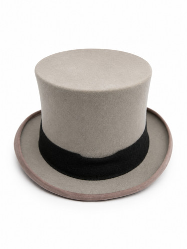 Grey top hat wool clear - hat, to