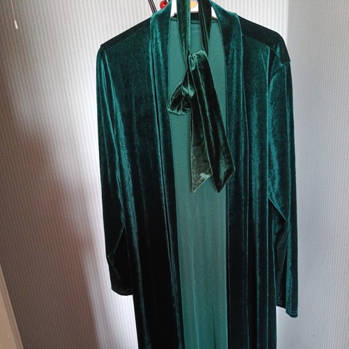 Women dressing gown emerald - women's,