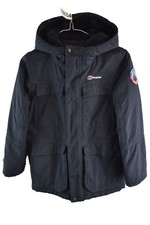 BERGHAUS Black Parka Jacket size 9-10 Boys Kids Winter Hooded Coat Casual