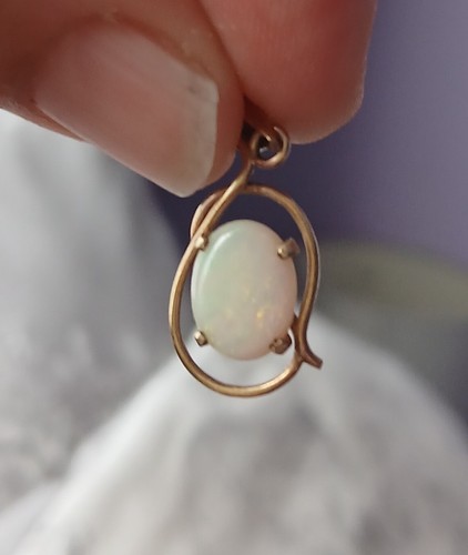 Vintage gold pendant 9ct with - gold,