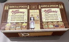 Marks and Spencer Vintage Tin for savoury biscuit for cheese
