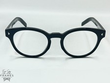 PRADA VPR A14 16K-1O1 Round Black Acetate Spectacles Glasses Frames Size 52