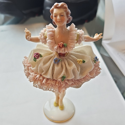 Dresden porcelain ballerina - dresden,