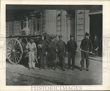 Press Photo Historic Fire