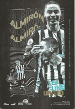 Football Programme NEWCASTLE UNITED v TOTTENHAM HOTSPUR Apr 2021