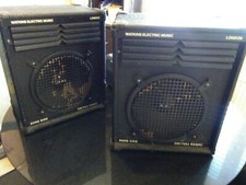 VINTAGE WATKINS WEM  SONG BIRD 200watt FULL RANGE Speakers 