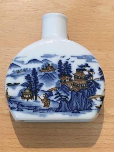 Vintage chinese blue white - vintage,