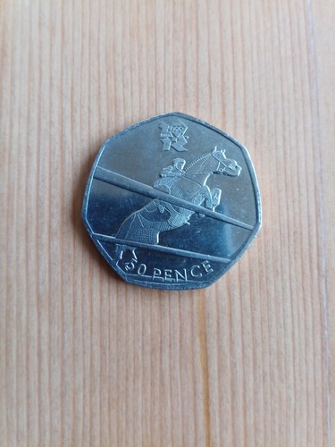 50p coin 2012 olympics - 50p, coin.