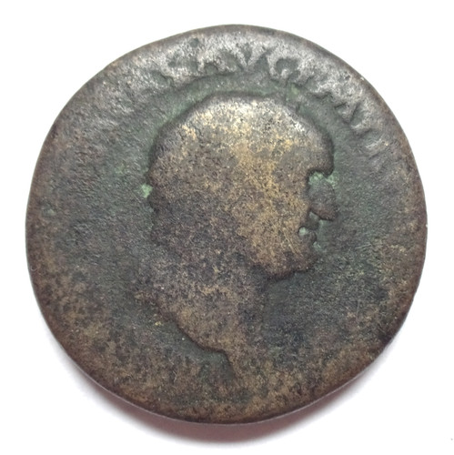 Vespasian sestertius roman - vespasian,
