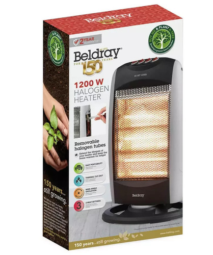 Used beldray 2kw - used, halogen