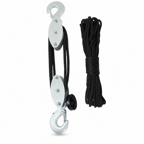 Rope pulley hoist - pulley, block