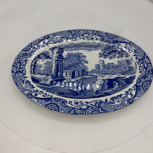Spode blue italian small - spode, oval