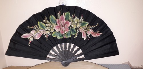 Antique vintage silk hand - vintage,