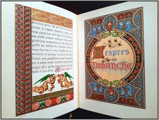 (1880) Book of Hours ⚜ 200 CHROMOLITHOGRAPHS ⚜ Christian Catholic Antique Bible