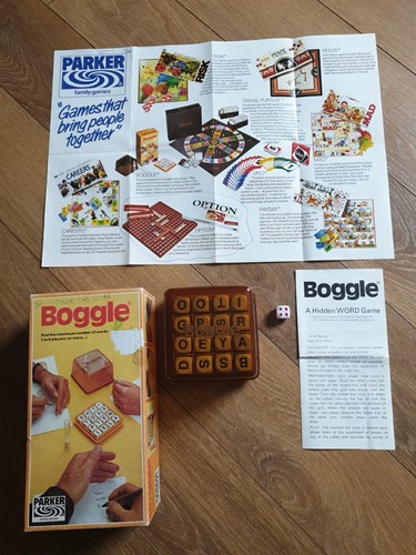 Boggle vintage game - vintage,