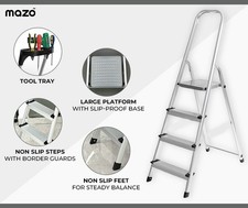 4 Step Ladder Aluminium