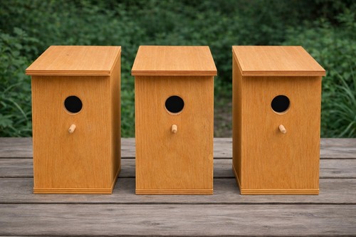 Set three handmade wooden - set,