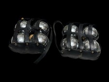 2 x Sets VINTAGE Obut Dog Petanque Set Of Four French Boules With Carry Cases
