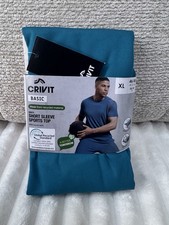 Crivit Men’s Short Sleeve Sports Gym Top - Brand New With Tags