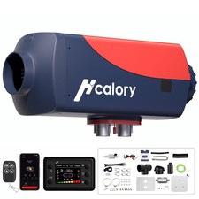 Hcalory 8KW bluetooth Night Parking Diesel Air Heater 12V/24V For RV Van Boat