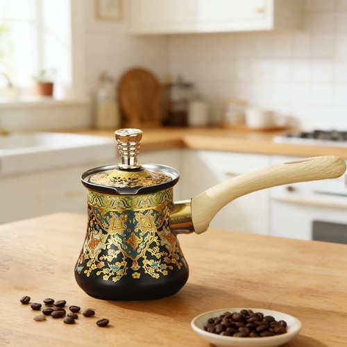 Turkish coffee pot - with, lid