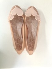 Melissa Vivianne Westwood Anglomaia Pink Jelly Shoes Wing Heart Size6 EU39 Used