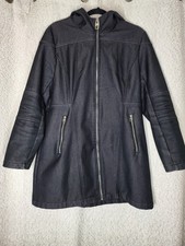 Miss Sixty Black Coat Long