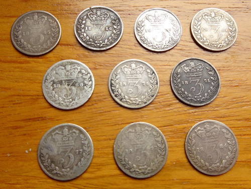 Pre 1920 victoria silver - 10,