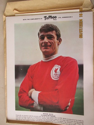Typhoo tea football card - typhoo,