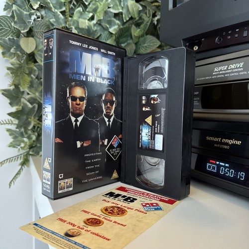 Men black vhs video tape - in,