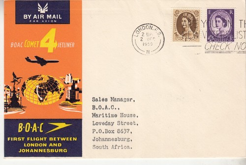 South africa boac - africa:, comet