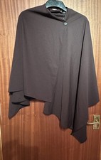 zara burgundy asymmetric cape