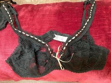 NEW Lejaby 34B black lace bra