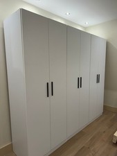 Nisean 6 Door White Wardrobe By 17 Stories