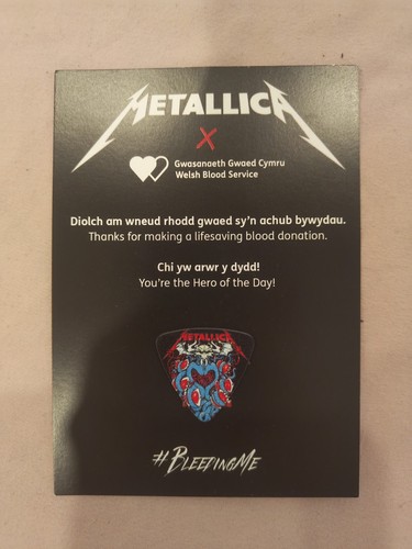 Metallica blood drive guitar - metallica,